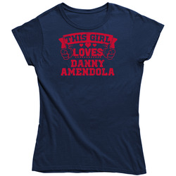 This Girl Loves Danny Amendola New England Football Sports Athlete Ladies T Shirt