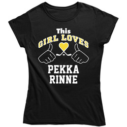 This Girl Loves Pekka Rinne Nashville Hockey Fan Sports Ladies T Shirt