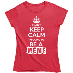 Can't Keep Calm Going To Be A Meme Mothers Day Gift Ladies T Shirt