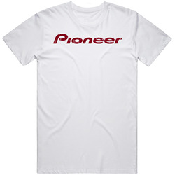 Pioneer Audio Automobile Car Truck Motorcycle Parts Cool Distressed Style Brand Logo Emblem T Shirt