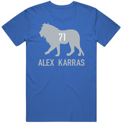 Alex Karras 71 Legend Detroit Football Fan T Shirt