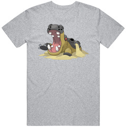 Hippowdon Pokemon Pig In T Shirt