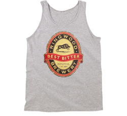 Ringwood Brewery Best Bitter Ale British England Uk Beer Bottle Logo Tanktop