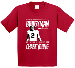 Boogyman Sleeps He Checks For Chase Young Ohio State Football T Shirt