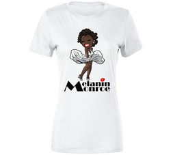 Melanin Monroe Ladies T Shirt