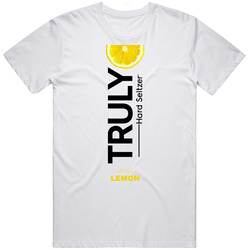 Truly Hard Seltzer Lemon Halloween Costume Alcohol Drink T Shirt