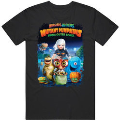 Monsters Vs Aliens Mutant Pumpkins From Outer Space Spooky Kids Movie Halloween T Shirt