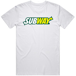 Subway Subs Submarine Hoagies Sandwich Logo T Shirt