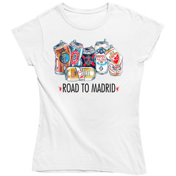 Liverpool Fc Road To Madrid Soccer Fan Ladies T Shirt