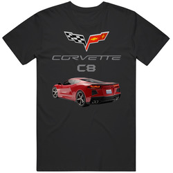 Corvette C8 New 2020 Mid Rear Side View T Shirt
