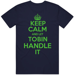 Matt Tobin Keep Calm Let Him Handle It Seattle Football Sports Athlete T Shirt