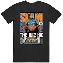 Slam Magazine Issue 144 John Wall Popular Basketball Magazine Grunge Look T Shirt