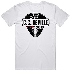 Number One C.c. Deville Legendary Guitarist Bass Guitar Player Fan T Shirt