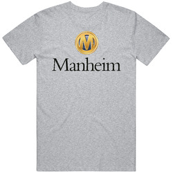 Manheim Automobile Car Truck Motorcycle Auto Parts Cool Distressed Style Brand Logo Emblem T Shirt