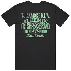 Tullamore D. E. W. Authentic Irish Brand Limited Edition Whiskey Alcoholic Drink St. Patrick's Day T Shirt