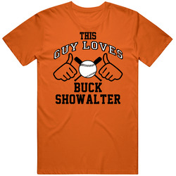 This Guy Loves Buck Showalter Baltimore Baseball Player Classic T Shirt