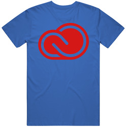 Adobe Creative Cloud Logo Technology Pig In T Shirt