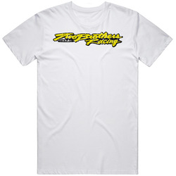 Two Brothers Racing Auto Automobile Car Truck Motorcycle Parts Cool Distressed Style Brand Logo Emblem T Shirt