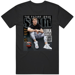 Slam Magazine Issue 216 Luka Doncic Popular Basketball Magazine Grunge Look T Shirt