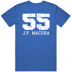 J.p. Macura No.55 Charlotte Basketball Fan Worn Look Sports T Shirt