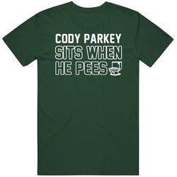 Cody Parkey Sits When He Pees Philadelphia Football Player Funny Sports T Shirt