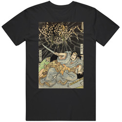 Samurai Vs Giant Spider T Shirt