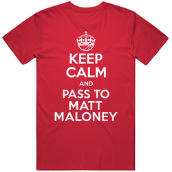 Keep Calm And Pass To Matt Maloney Houston Basketball Players Cool Sports Fan T Shirt