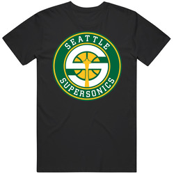Seattle Supersonics Logo T Shirt
