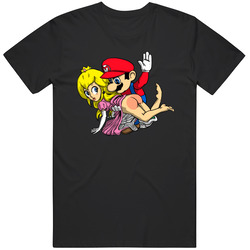 Mario Black T Shirt