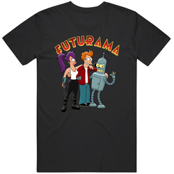 Futurama Men's Black T Shirt Tee Size S - 3xl New From Us T Shirt