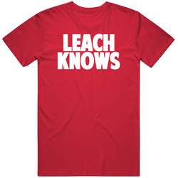 Mike Leach Knows Arizona Football Player Sports Fan T Shirt
