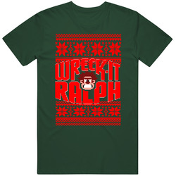 Wreck It Ralph Cartoon Movie Ugly Christmas Sweater T Shirt