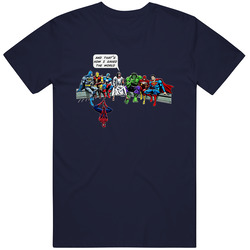 And That's How I Saved The World Navy T Shirt