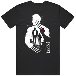 Logan X-men Series Wolverine Hugh Jackman Movie  Fan T Shirt