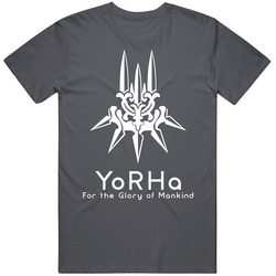 Yorha Nier Automata Charcoal T Shirt