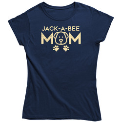 Jack-a-bee Mom Cute Dog Owner Animal Pet Lover Ladie's Ladies T Shirt