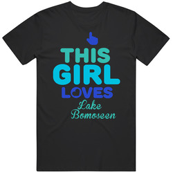 This Girl Loves Lake Bomoseen Vermont Funny T Shirt