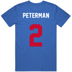 Jersey Back Nathan Peterman Buffalo Football Team Fan For Blue T Shirt