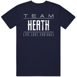 Live Love Football Jeff Heath Dallas Football Team Fan T Shirt