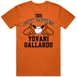 This Guy Loves Yovani Gallardo Baltimore Baseball Player Classic T Shirt