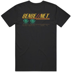 Sensenet William Gibson Neuromancer T Shirt