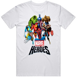 Marvel Superheroes Custom Design T Shirt