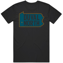 Duval North Jacksonville Football Fan T Shirt