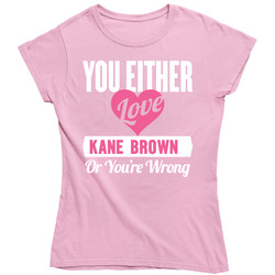 Kane Brown Country Singer Artist Love Ladies T Shirt