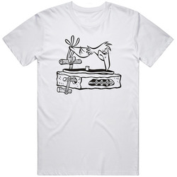 Flintstones Dj White T Shirt