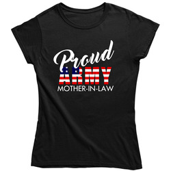 Proud Army Mother-in-law Ladies T Shirt