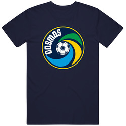 Cosmos Retro 1970's Navy T Shirt