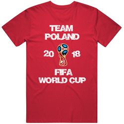 Team Poland Fifa 2018 World Cup Poland Football Team Fan T Shirt