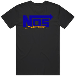 Nos Sniper Nitrous Oxide Performace Street Racing Logo T Shirt