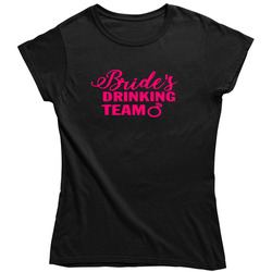 Brides Drinking Team Ladies T Shirt